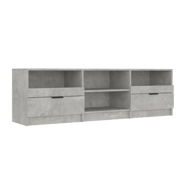 vidaXL Tv-bänk betonggrå 150x33,5x45 cm konstruerat trä