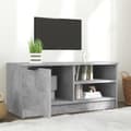 Miniatyrbilde 3 av 10: vidaXL TV-benk betonggrå 80x35x36,5 cm konstruert tre