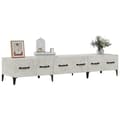 Miniatyrbilde 4 av 10: vidaXL TV-benk betonggrå 150x34,5x30 cm konstruert tre