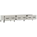 Miniatyrbilde 6 av 10: vidaXL TV-benk betonggrå 150x34,5x30 cm konstruert tre