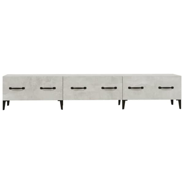 vidaXL TV-benk betonggrå 150x34,5x30 cm konstruert tre