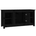 Miniatyrbilde 4 av 11: vidaXL TV-benk svart 103x36,5x52 cm heltre furu