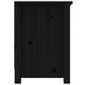 Miniatyrbilde 5 av 11: vidaXL TV-benk svart 103x36,5x52 cm heltre furu