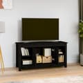 Miniatyrbilde 6 av 11: vidaXL TV-benk svart 103x36,5x52 cm heltre furu