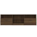 Miniatyrbilde 4 av 8: vidaXL TV-benk brun eik 150x33,5x45 cm konstruert tre