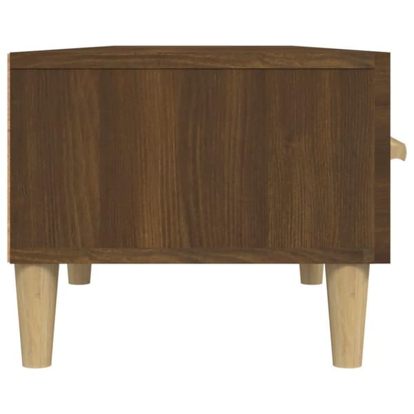 vidaXL Tv-bänk brun ek 150x34,5x30 cm konstruerat trä