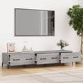 Miniatyrbilde 3 av 10: vidaXL TV-benk grå sonoma 150x34,5x30 cm konstruert tre