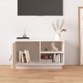 Miniatyrbild 3 av 11: vidaXL Tv-bänk vit 70x34x40 cm massiv furu