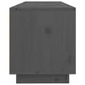 Miniatyrbilde 8 av 11: vidaXL TV-benk grå 100x34x40 cm heltre furu
