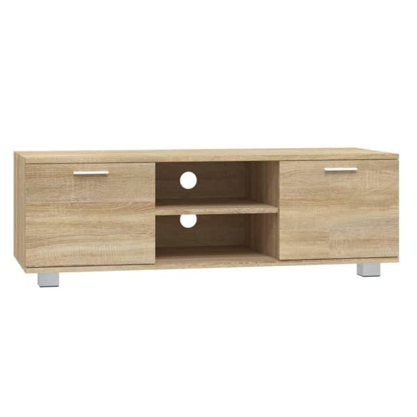 vidaXL TV-benk sonoma eik 120x40,5x35 cm konstruert tre