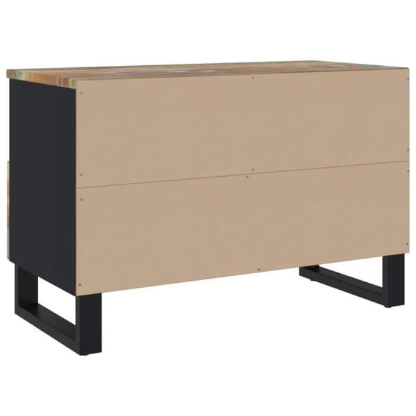 vidaXL tv-bord 70x33x46cm massivt genbrugstræ