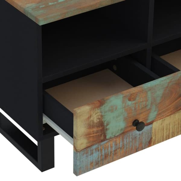 vidaXL tv-bord 70x33x46cm massivt genbrugstræ