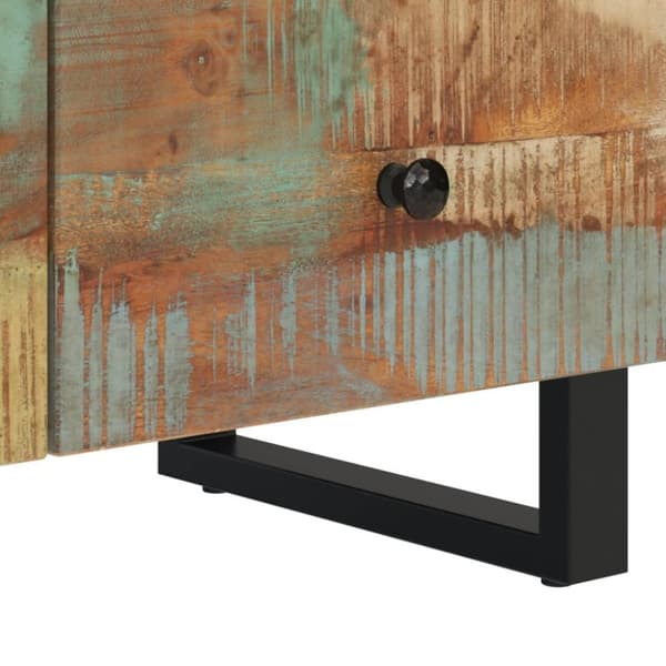 vidaXL tv-bord 70x33x46cm massivt genbrugstræ
