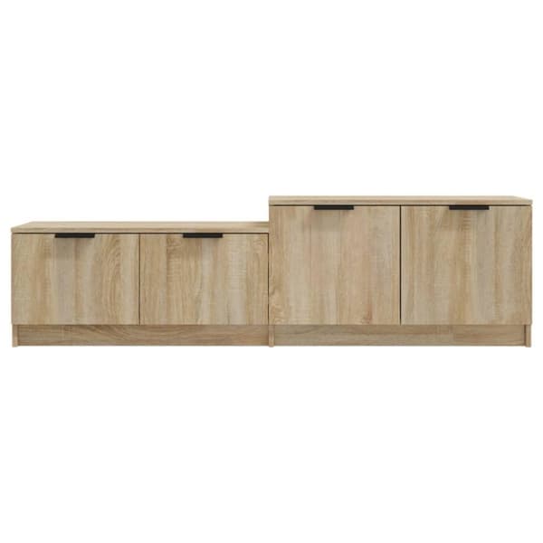 vidaXL tv-bord 158,5x36x45 cm konstrueret træ sonoma-eg