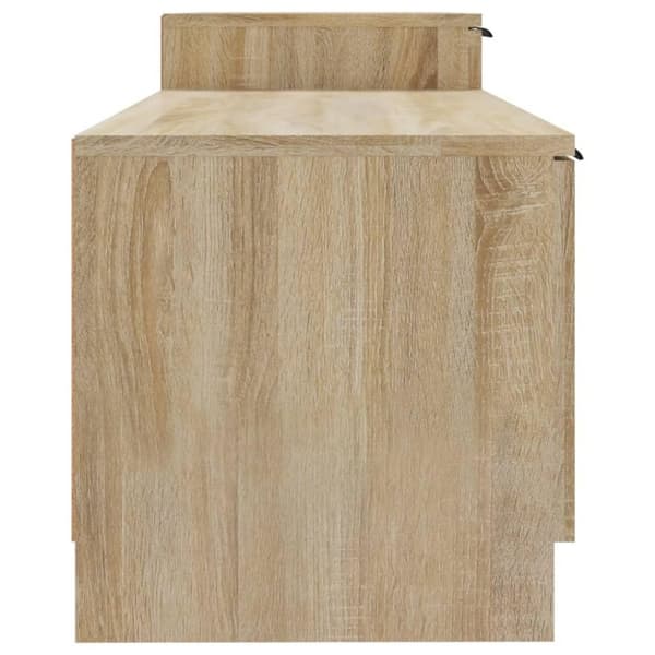 vidaXL tv-bord 158,5x36x45 cm konstrueret træ sonoma-eg