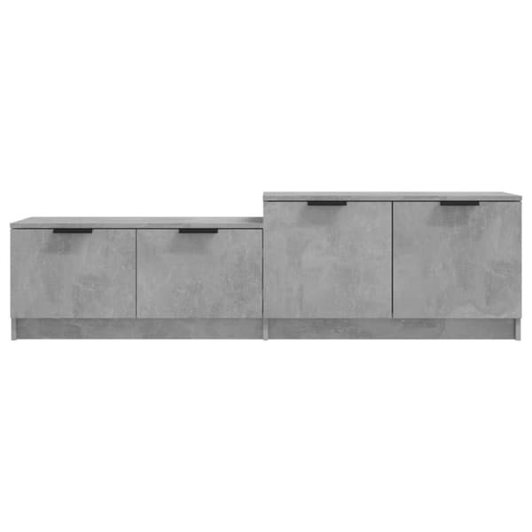 vidaXL tv-bord 158,5x36x45 cm konstrueret træ betongrå