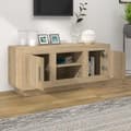 Pikkukuva 3 / 9: vidaXL TV-taso Sonoma-tammi 102x35x45 cm tekninen puu