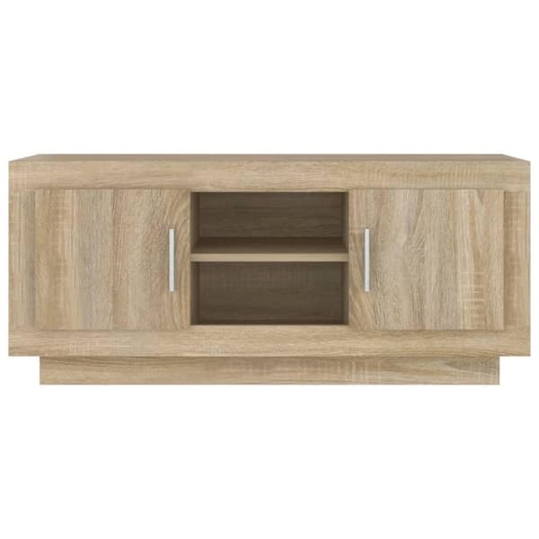 vidaXL TV-taso Sonoma-tammi 102x35x45 cm tekninen puu