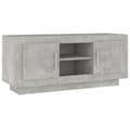 Pikkukuva 1 / 9: vidaXL TV-taso betoninharmaa 102x35x45 cm tekninen puu
