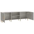 Miniatyrbilde 6 av 9: vidaXL TV-benk betonggrå 150x30x50 cm konstruert tre