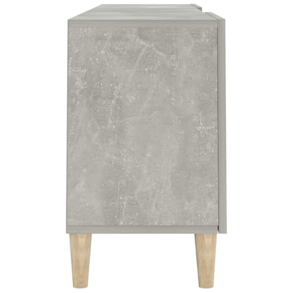 vidaXL TV-benk betonggrå 150x30x50 cm konstruert tre