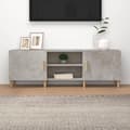 Miniatyrbilde 2 av 9: vidaXL TV-benk betonggrå 150x30x50 cm konstruert tre