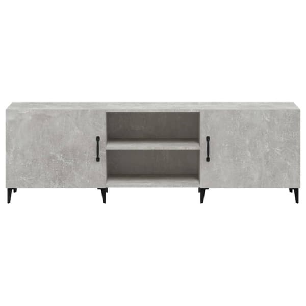 vidaXL TV-benk betonggrå 150x30x50 cm konstruert tre