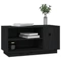 Miniatyrbillede 4 af 9: vidaXL tv-bord 80x35x40,5 cm massivt fyrretræ sort