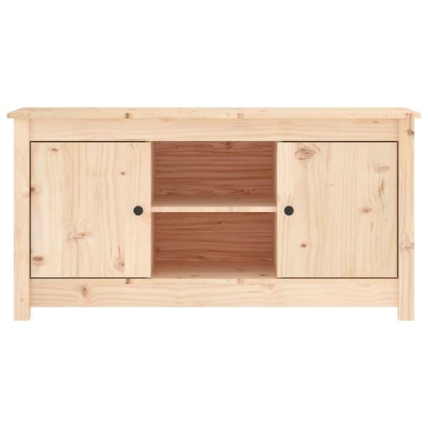 vidaXL tv-bord 103x36,5x52 cm massivt fyrretræ