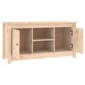 Miniatyrbillede 4 af 11: vidaXL tv-bord 103x36,5x52 cm massivt fyrretræ