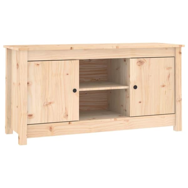 vidaXL tv-bord 103x36,5x52 cm massivt fyrretræ