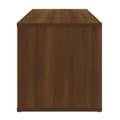 Miniatyrbilde 8 av 11: vidaXL TV-benk brun eik 80x34x36 cm konstruert tre