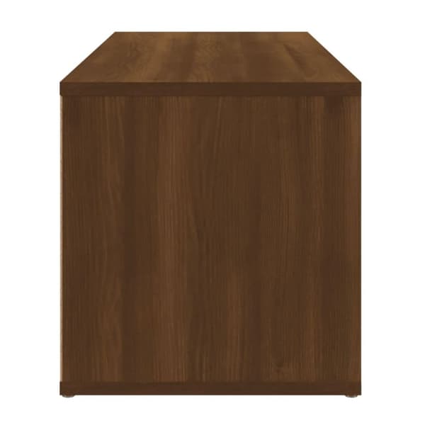 vidaXL TV-benk brun eik 80x34x36 cm konstruert tre