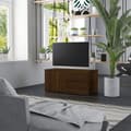 Miniatyrbilde 2 av 11: vidaXL TV-benk brun eik 80x34x36 cm konstruert tre
