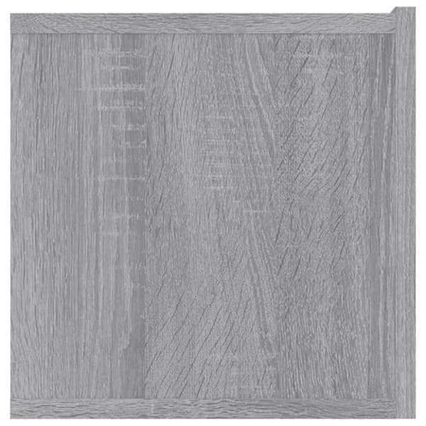 vidaXL tv-bord 80x30x30 cm konstrueret træ grå sonoma-eg