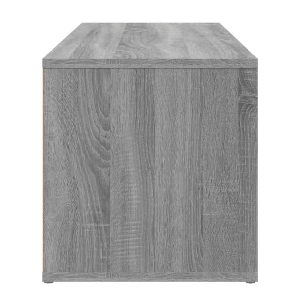 vidaXL tv-bord 80x34x36 cm konstrueret træ grå sonoma-eg
