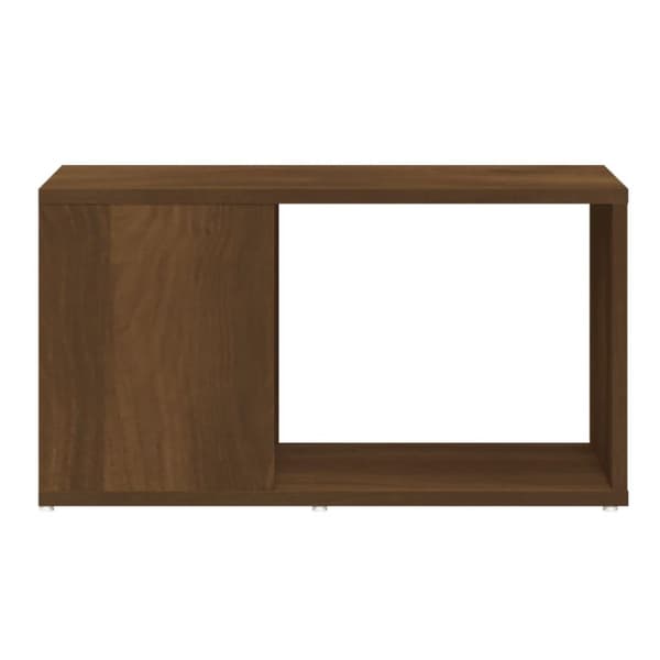 vidaXL Tv-bänk brun ek 60x24x32cm konstruerat trä