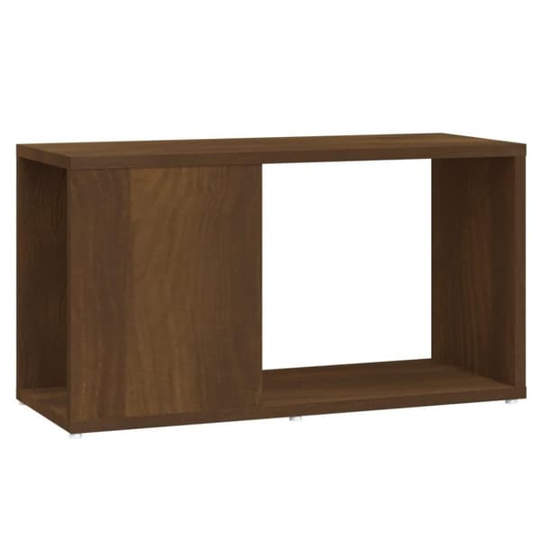 vidaXL Tv-bänk brun ek 60x24x32cm konstruerat trä