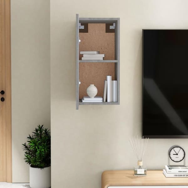 vidaXL tv-skab 30,5x30x60 cm konstrueret træ grå sonoma-eg