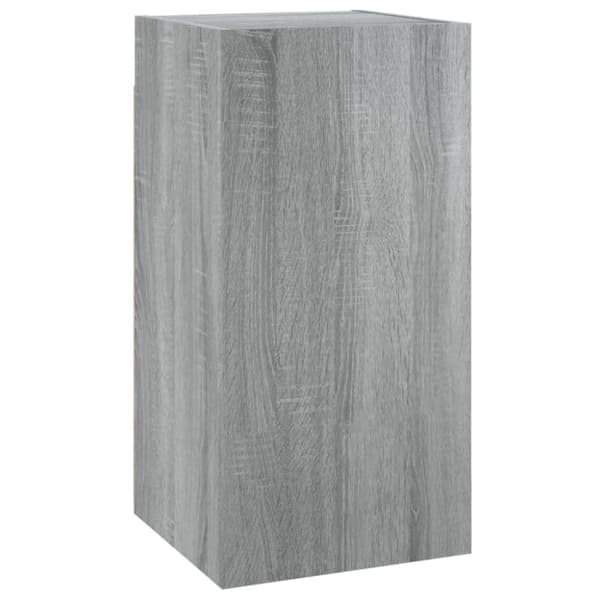 vidaXL TV-tasot 2 kpl harmaa Sonoma 30,5x30x60 cm lastulevy