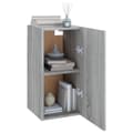 Pikkukuva 9 / 11: vidaXL TV-tasot 2 kpl harmaa Sonoma 30,5x30x60 cm lastulevy