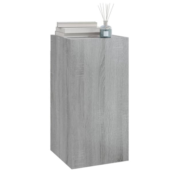 vidaXL TV-tasot 2 kpl harmaa Sonoma 30,5x30x60 cm lastulevy