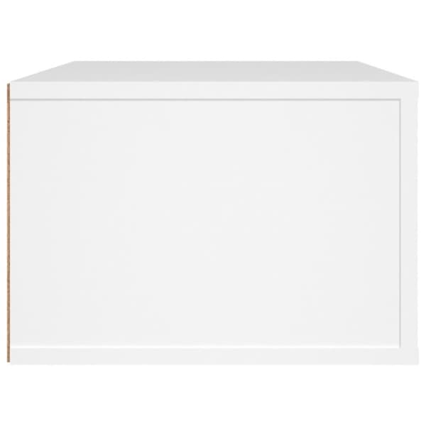 vidaXL Hengende TV-benk hvit 80x36x25 cm konstruert tre