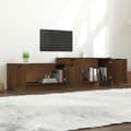 Miniatyrbillede 3 af 9: vidaXL tv-bord 158,5x36x45 cm konstrueret træ brun egetræsfarve