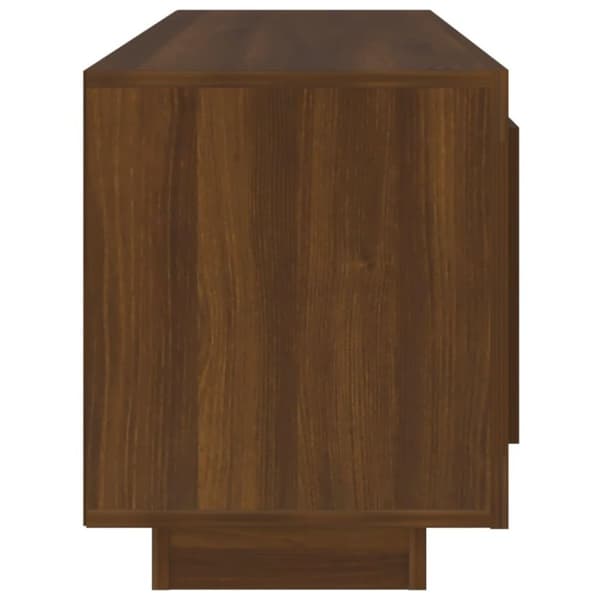 vidaXL tv-bord 102x35x45 cm konstrueret træ brun egetræsfarve
