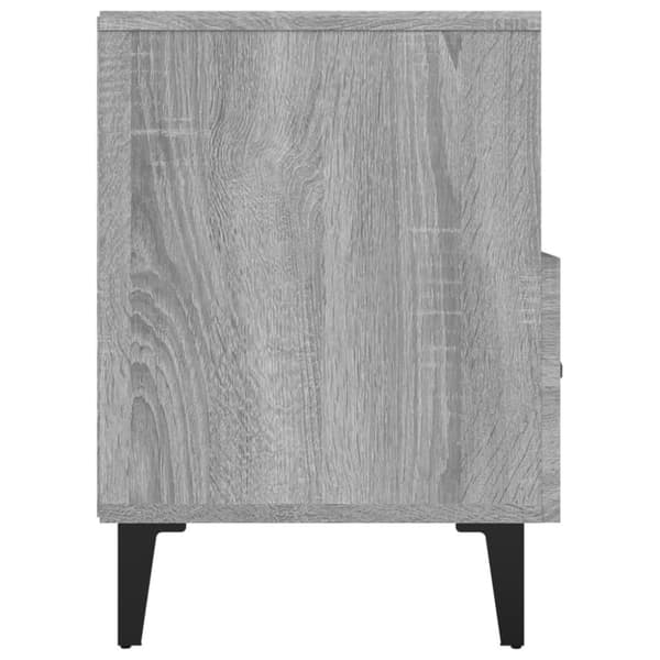 vidaXL Tv-bänk grå sonoma 80x36x50 cm konstruerat trä