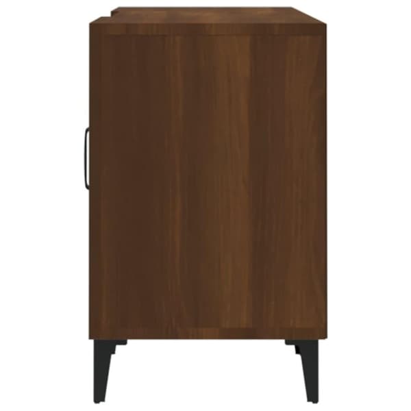 vidaXL Tv-bänk brun ek 150x30x50 cm konstruerat trä