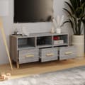 Miniatyrbillede 3 af 11: vidaXL tv-bord 102x36x50 cm konstrueret træ grå sonoma-eg