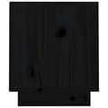 Miniatyrbilde 8 av 10: vidaXL TV-benk svart 70x34x40 cm heltre furu