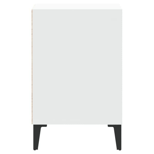 vidaXL Tv-bänk vit 100x35x55 cm konstruerat trä